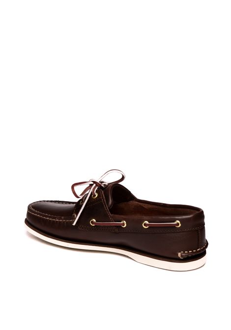 Brown eye boat loafer TIMBERLAND | TB1740352141PELLE-BROWN